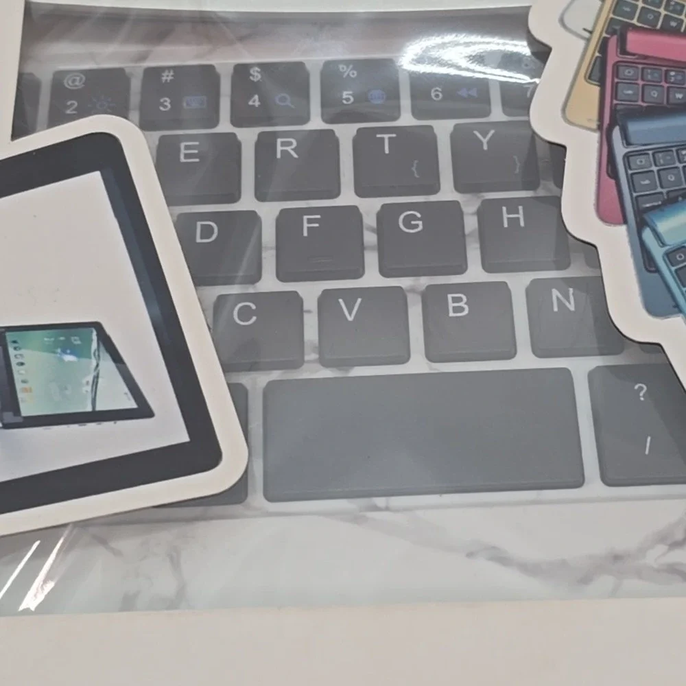 Bluetooth Keyboard for iPad‎ Mini Ultra-thin w/screen protector (Marble Look)